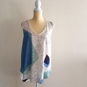 Rebel Wilson v-neck blouse